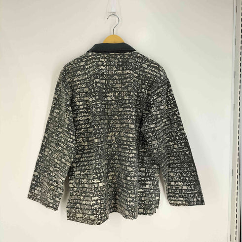 LERDER 総柄 シャツジャケット メンズ